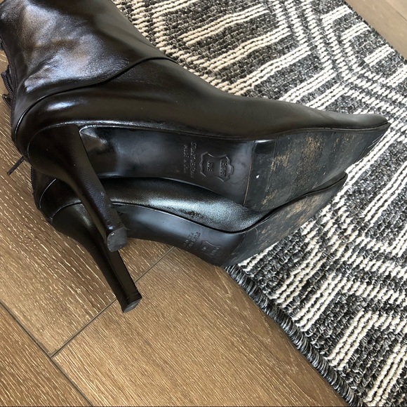 Classic Stuart Weiztman Style Ankle Boots, 8.5